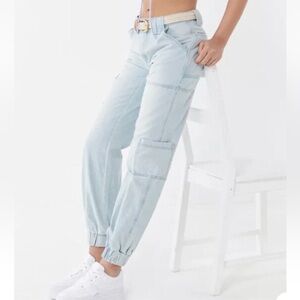 Urban Outfitters BDG Cargo Utility Cotton Denim Joggers Size 27